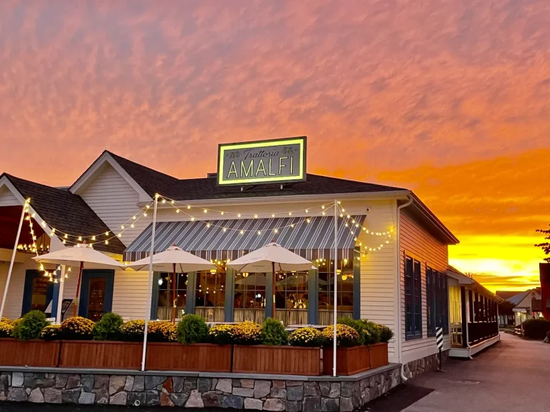 Trattoria Amalfi exterior Mystic CT